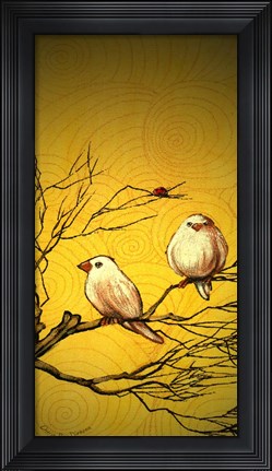 Framed Early Bird Tweets Print