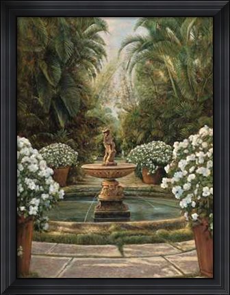 Framed Elizabeth Wright - In the Garden Size 23.75x31.5 Print