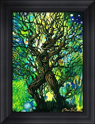 Framed Tree Of Life - Primordial Soup Print