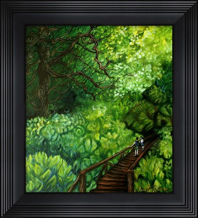 Framed Guardians of the Forest Print