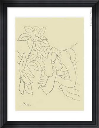 Framed Etude de Femme Print