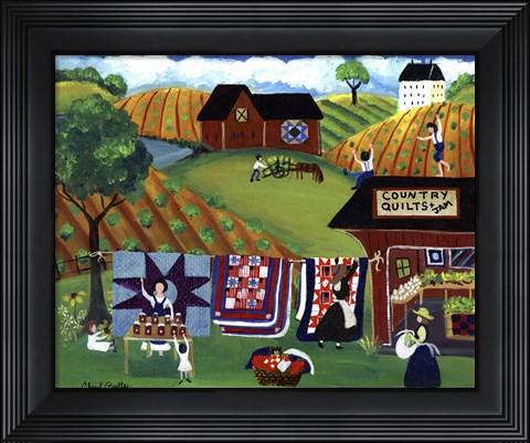 Framed Country Quilts Jam Print