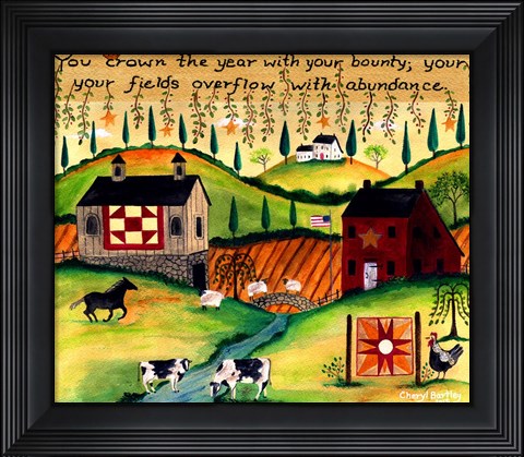 Framed Country Harvest Dream Lang Print