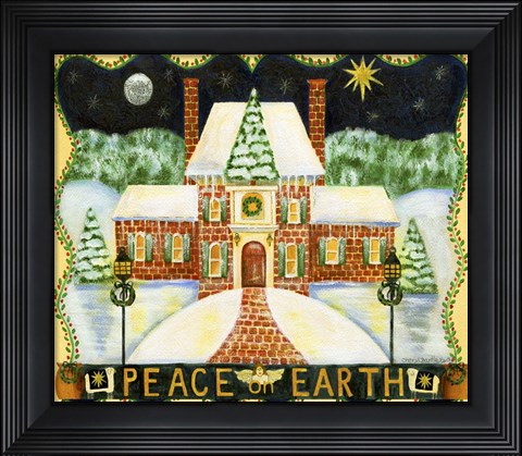 Framed Peace on Earth Lang Print