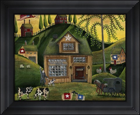Framed Primitives And Antiques Lang 2018 Print