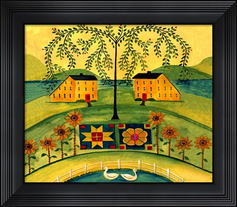 Framed Sow Seeds of Love Print