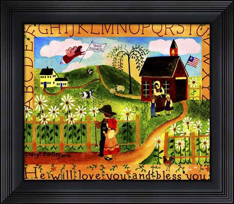 Framed He Will Love you and Bless You Print