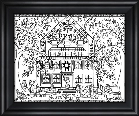 Framed Guide Us Print