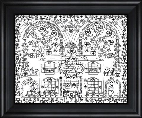 Framed March Blessing Print