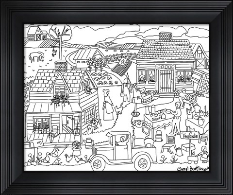 Framed Tag Sale Print