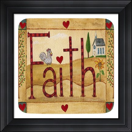 Framed Faith Print