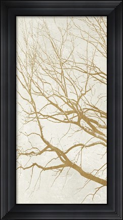 Framed Golden Tree I Print