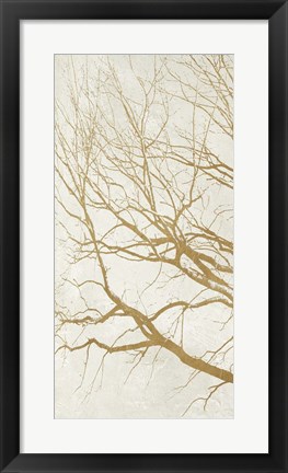 Framed Golden Tree I Print