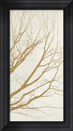 Framed Golden Tree III Print