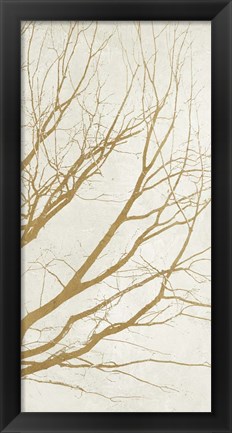 Framed Golden Tree III Print
