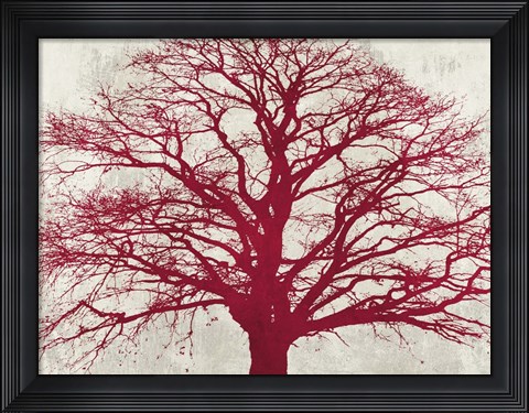 Framed Purple Oak Print