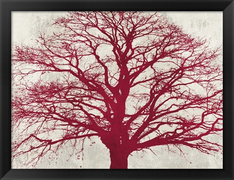 Framed Purple Oak Print