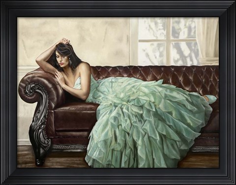Framed Aquamarine Beauty Print