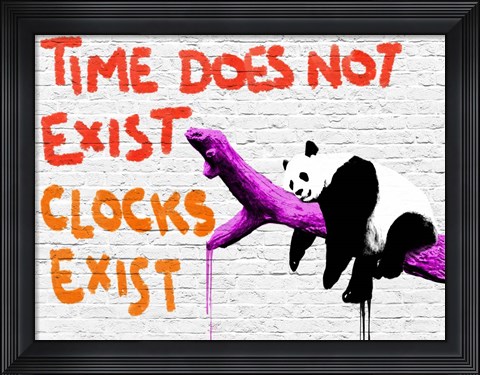 Framed Time does not Exist Print