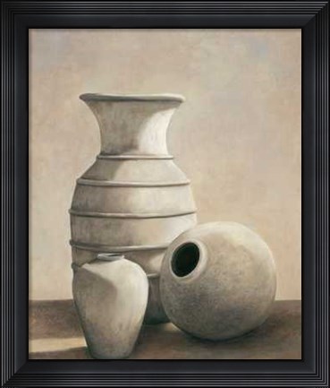 Framed Vasi Bianchi Print