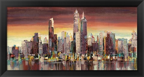 Framed Sera su New York Print