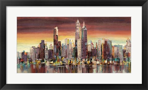 Framed Sera su New York Print