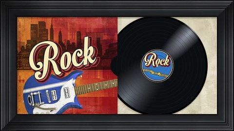 Framed Rock Collection Print
