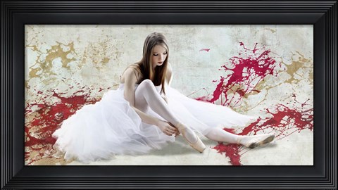 Framed Ballet Dancer Print
