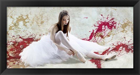 Framed Ballet Dancer Print