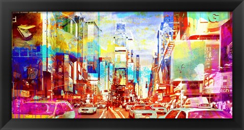 Framed Times Square 2.0 Print