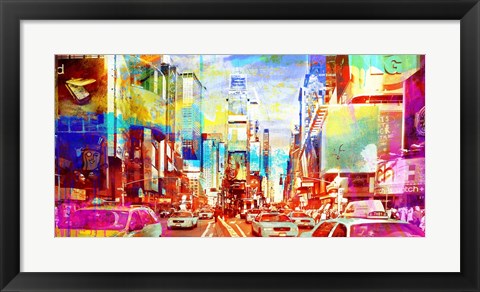 Framed Times Square 2.0 Print