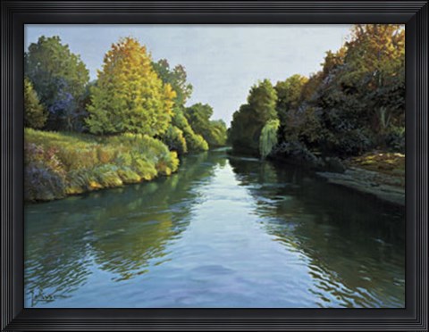 Framed Lungo Il Fiume Print