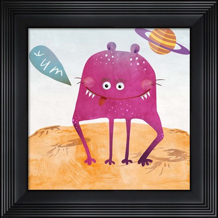 Framed Alien Friend #2 Print