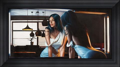 Framed In the Dim Light Print