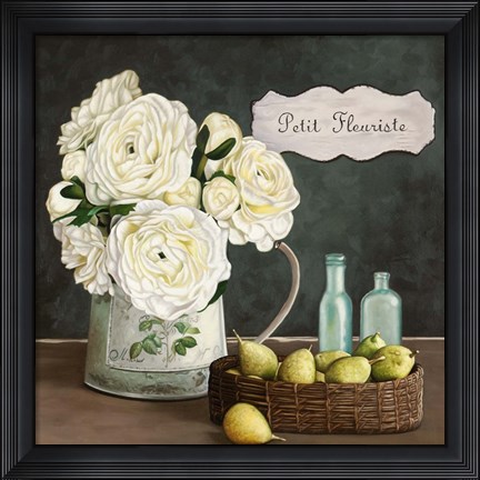 Framed Petit Fleuriste II Print