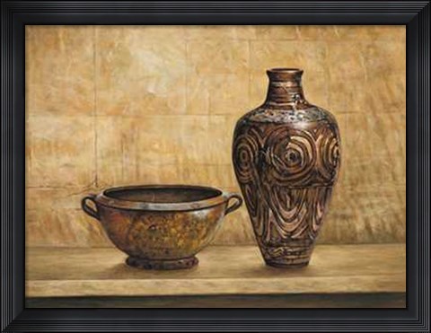 Framed Andre Mazo - Collezione Etnica I Size 31.5x23.75 Print