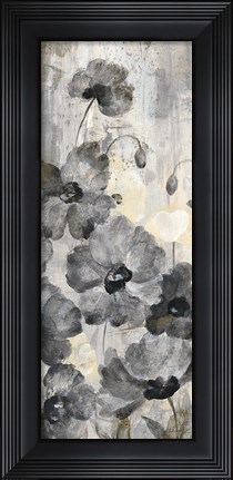 Framed Crystal Raindrops Panel II Print