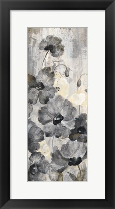 Framed Crystal Raindrops Panel II Print