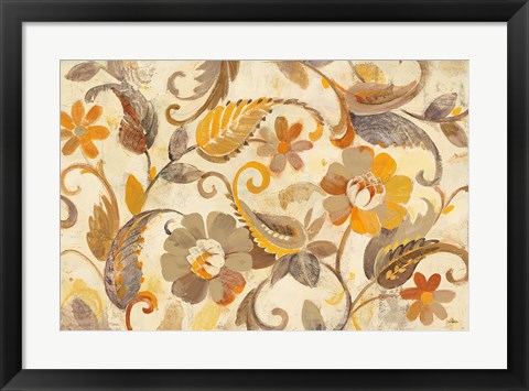 Framed Autumn Garden Light Print