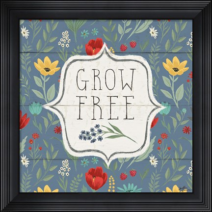 Framed Blooming Thoughts VI Print