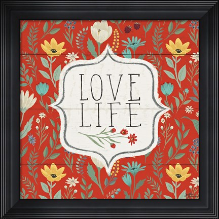 Framed Blooming Thoughts V Print