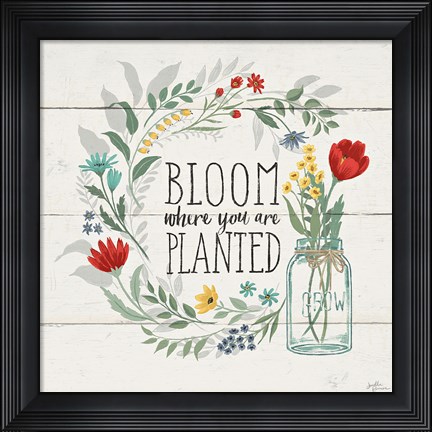 Framed Blooming Thoughts III Print