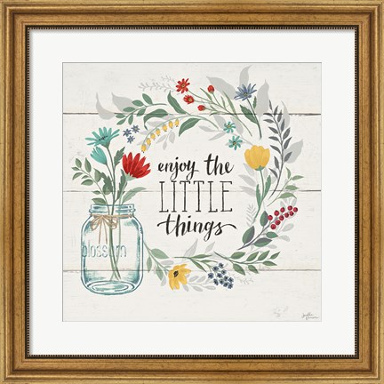 Framed Blooming Thoughts II Print