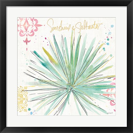 Framed Palm Passion V Print