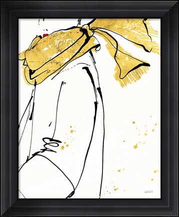 Framed Fashion Strokes II Print