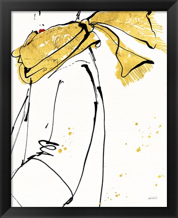 Framed Fashion Strokes II Print