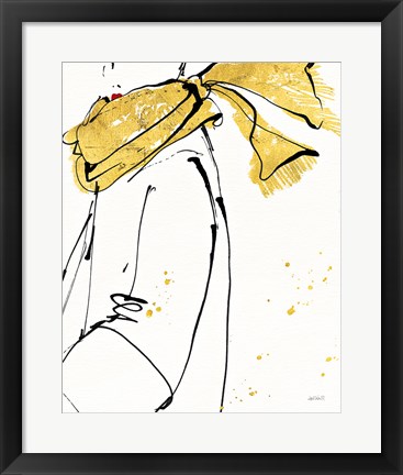 Framed Fashion Strokes II Print