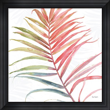 Framed Tropical Blush VI Print
