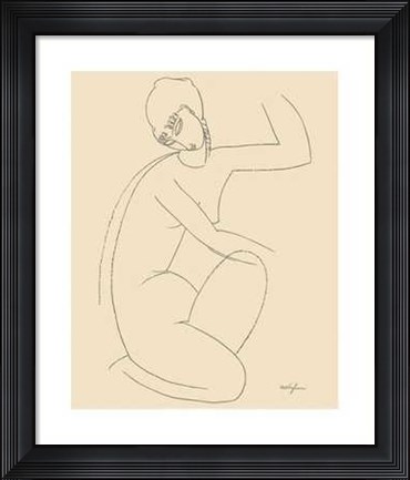 Framed Studio di Nudo I Print