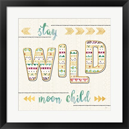 Framed Boho Quotes II Print